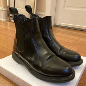 Dr. Martens Flora Chelsea Leather Boots